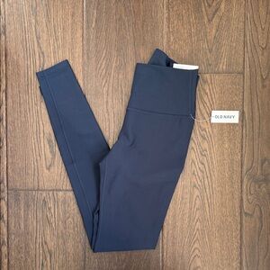 Old Navy | High Rise Power Soft Leggings Full Length NWT Navy